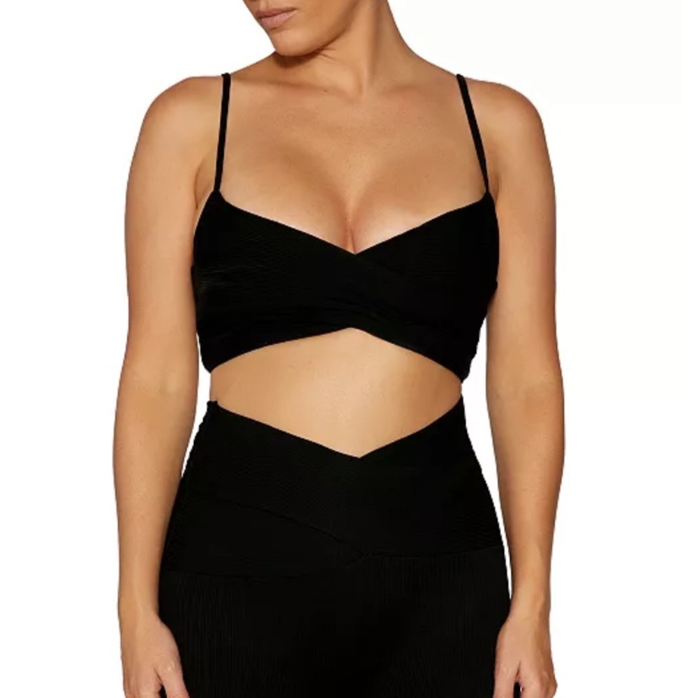 Naked wardrobe crop top BROWN